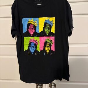 Black Graphic Tee Notorious BIG